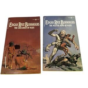 Vintage Edgar Rice Burroughs Mars Novels #5 & #6